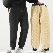 Calça Jogger Masculina de Inverno com Forro Térmico Fleece