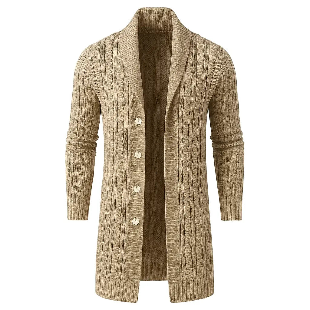 Cardigan Masculino Longo Never