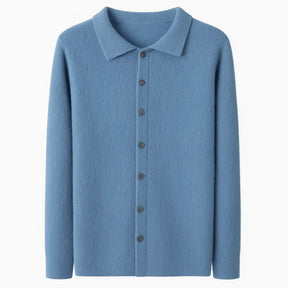 Cardigan Masculino Em Lã De Alpaca