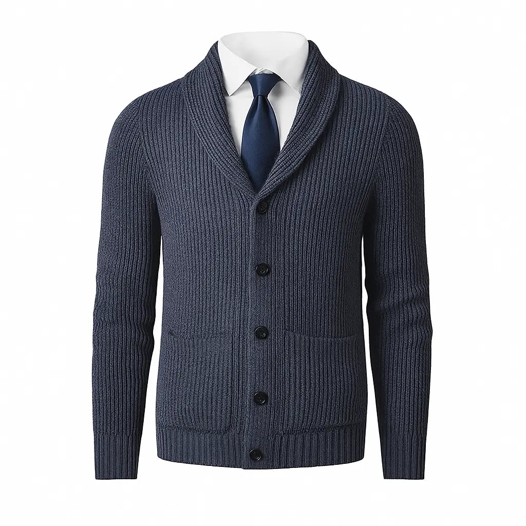 Cardigan Masculino Clássico Social
