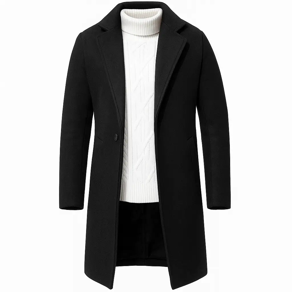 Sobretudo Masculino Woolen