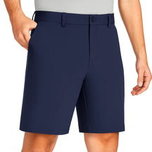 Bermuda social masculina preta casual, tecido leve com elastano e caimento elegante.