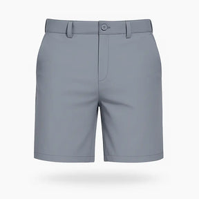 Bermuda social masculina preta casual, tecido leve com elastano e caimento elegante.