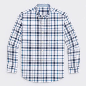 Camisa Masculina Xadrez Manga Longa De Algodão