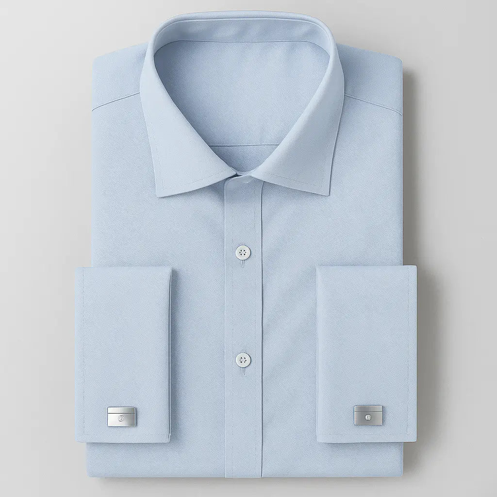 Camisa Social Masculina Punho Duplo Francês