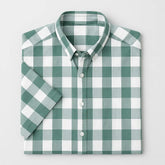 Camisa Xadrez Masculina Manga Curta