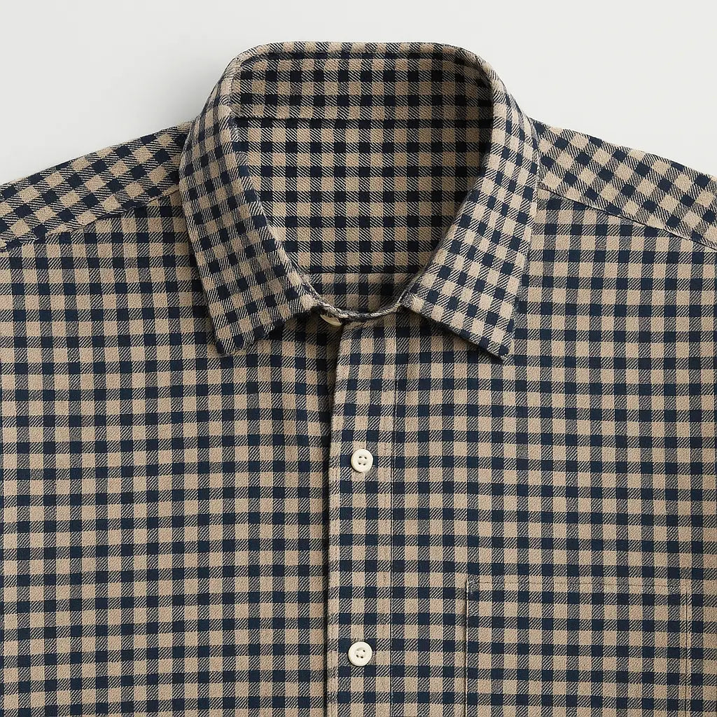 Camisa Masculina De Franela - Xadrez
