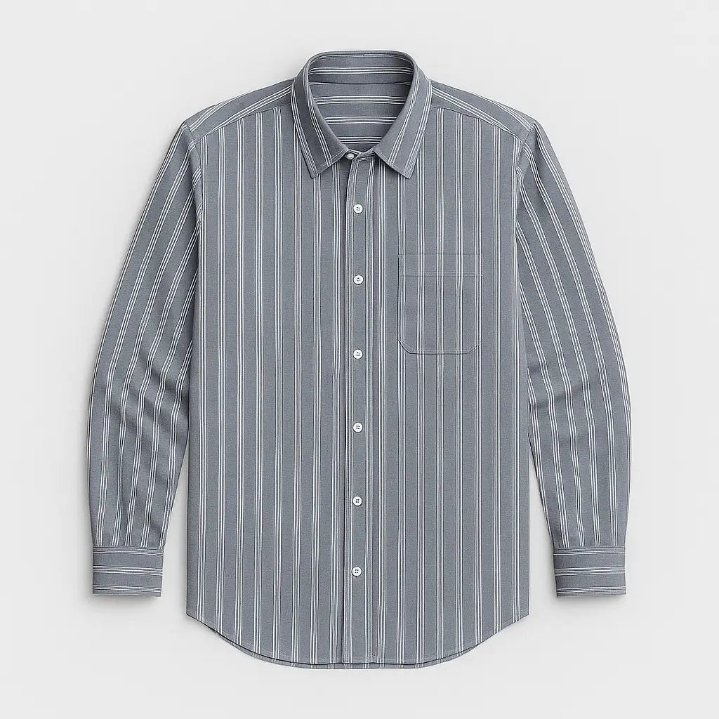 Camisa Masculina Manga Longa 100% Algodão Pima