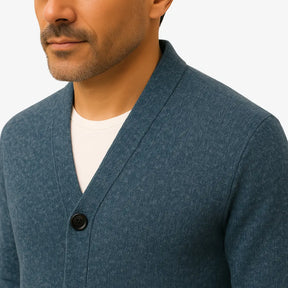 Cardigan Masculino Manga Longa com Botões