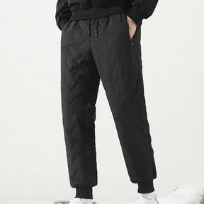 Calça Jogger Masculina de Inverno com Forro Térmico Fleece