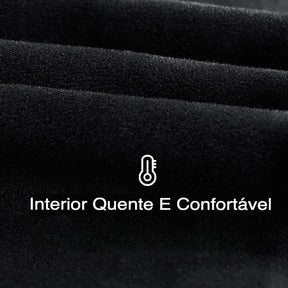 Calça Masculina de Inverno Softshell Impermeável com Forro Fleece