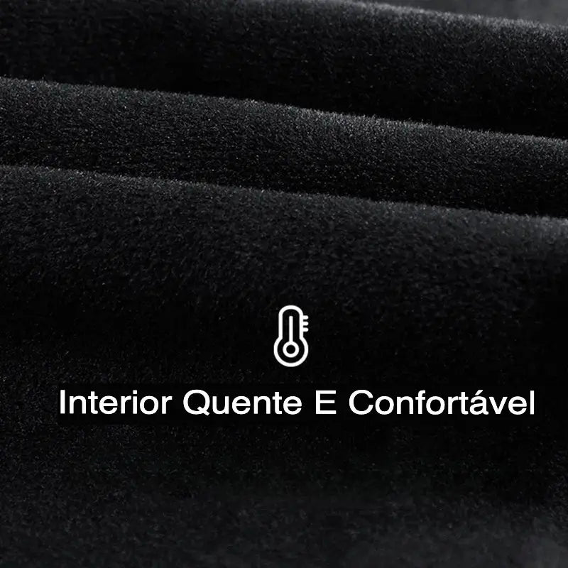Calça Masculina de Inverno Softshell Impermeável com Forro Fleece