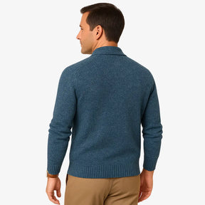 Cardigan Masculino Manga Longa com Botões