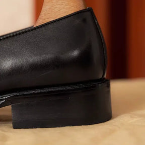 Sapato Masculino Loafer Lusan Em Couro E Camurça