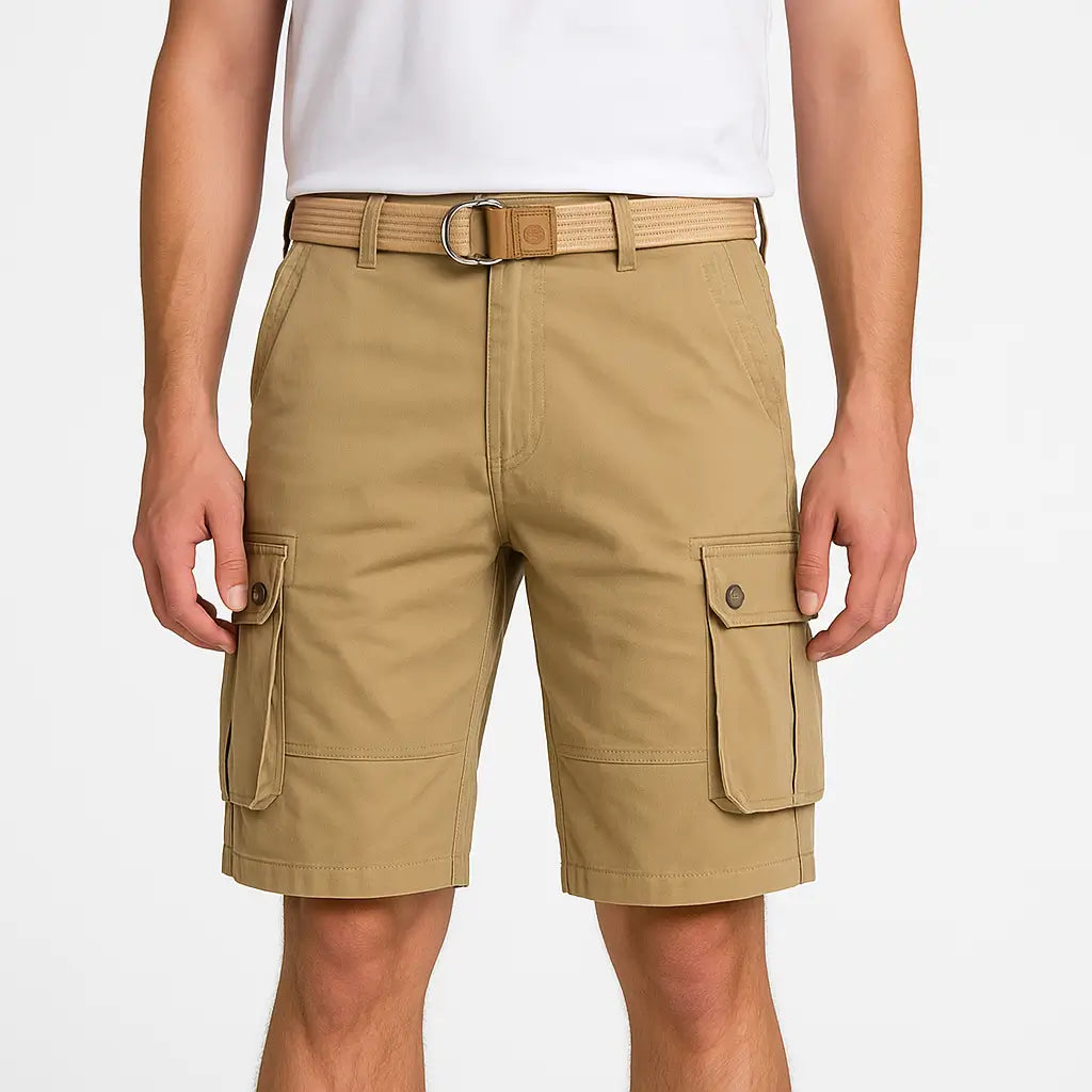Bermuda Cargo Masculina Com Cinto