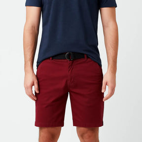 Bermuda Masculina Casual Mix de Algodão com Cinto