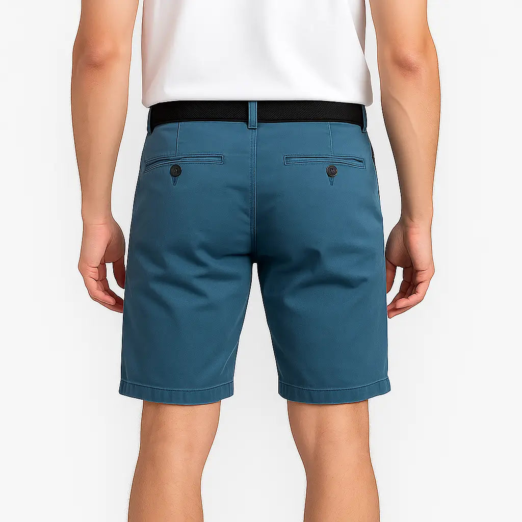 Bermuda Masculina Casual Mix de Algodão com Cinto