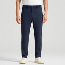 Calça masculina MODAL PLUS Quick Dry em nylon e spandex, leve e respirável, com bolsos com zíper, ideal para verão, lazer e esportes.