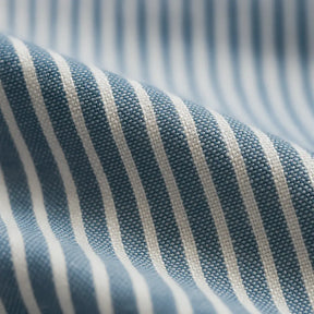 Camisa masculina listrada , manga longa, 100% algodão Oxford, bolso frontal e gola com botão, estilo elegante.