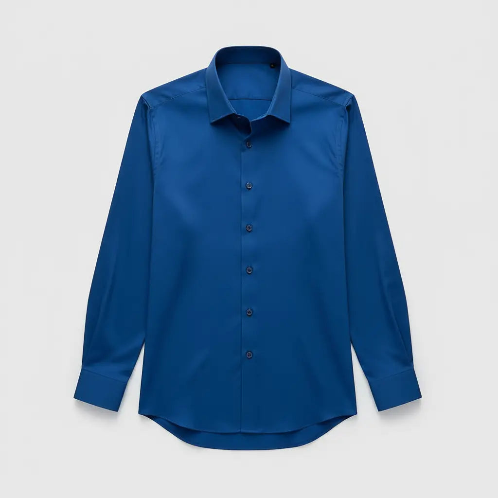 Camisa Social Masculina Executiva Em Fibra de Bambu