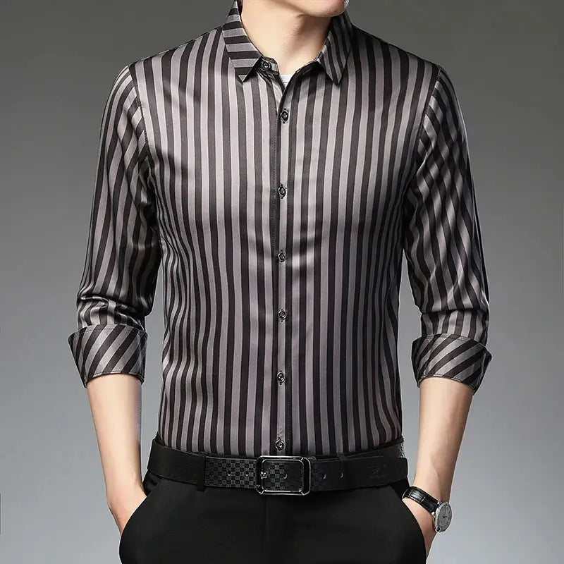 Camisa Social Masculina Megane Listrada