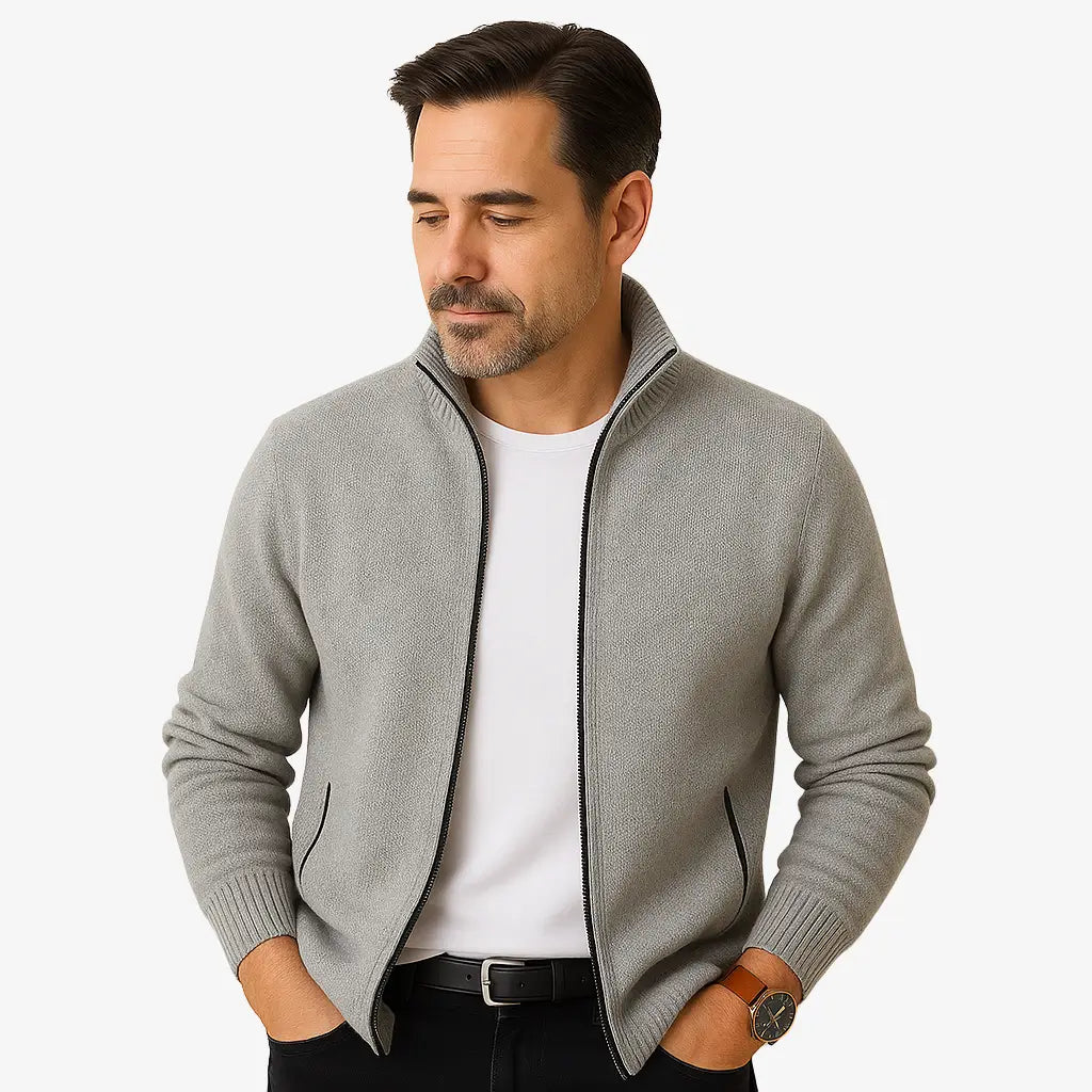 Jaqueta Masculina Lisboa Com Zíper