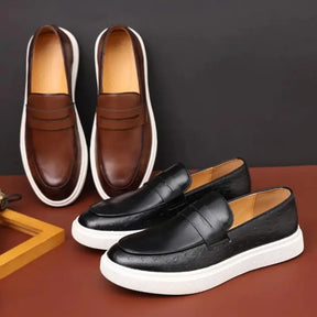 Mocassim Loafer Masculino La Roma de Couro