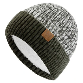 Gorro Térmico Aspen em tricô premium com forro interno em pelúcia para dias frios