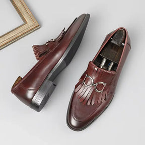 Sapato Masculino Loafer Oxford  Em Couro