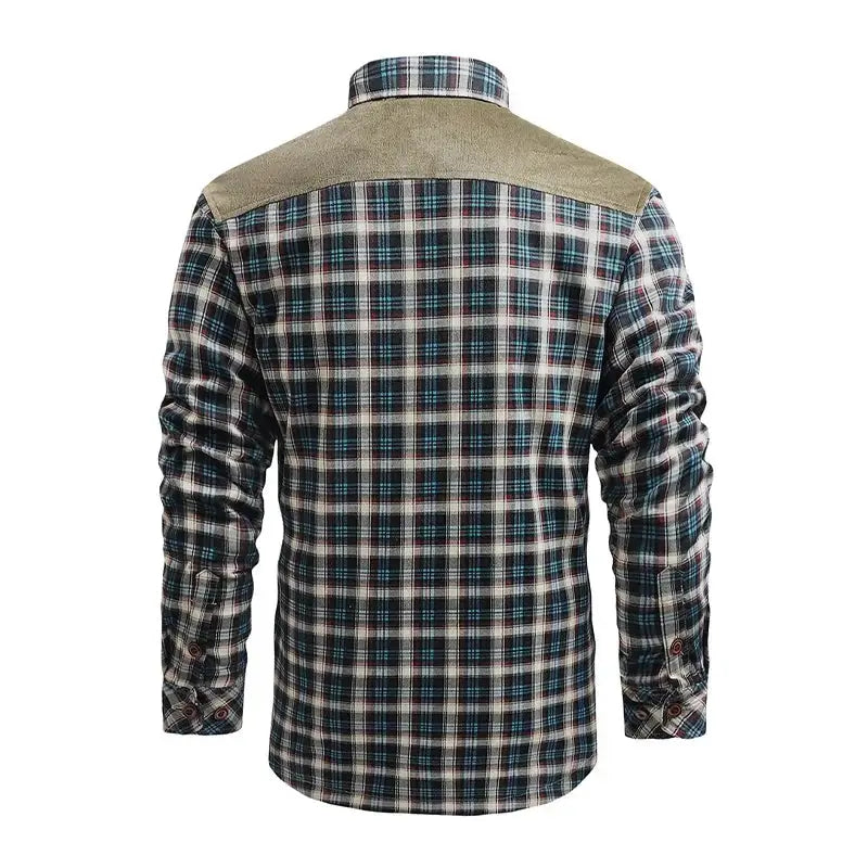 Camisa Flanela Masculina Xadrez Forrada