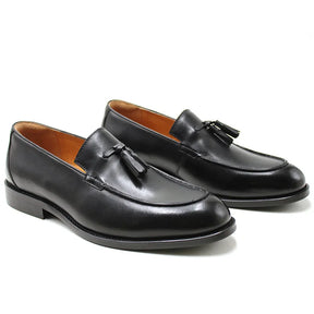 Sapato Masculino Loafer Em Couro Legítimo Com Detalhe Metálico Elegante