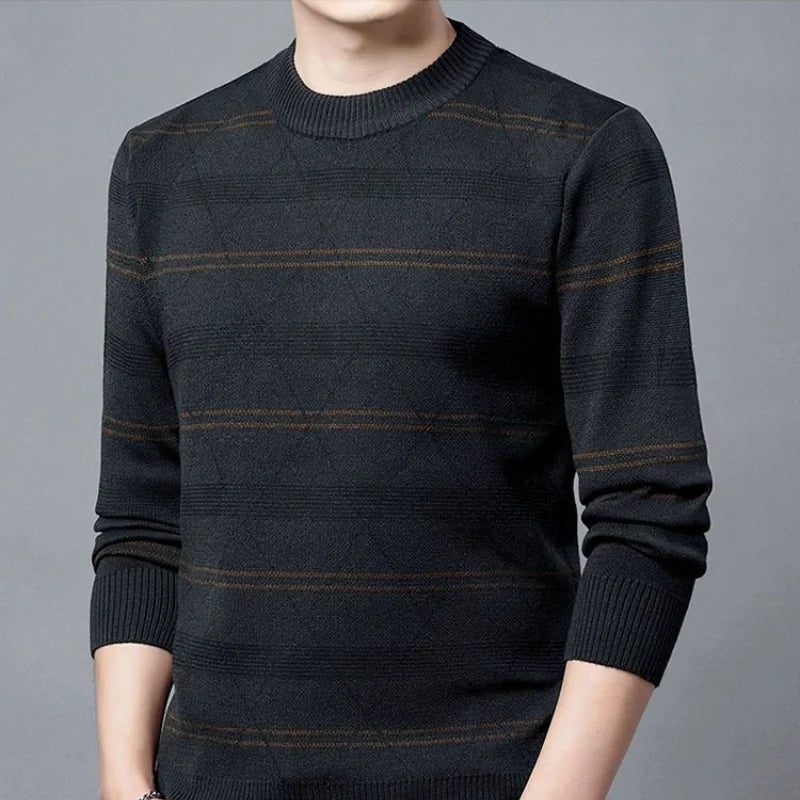 Suéter Masculino Tricô Estampado