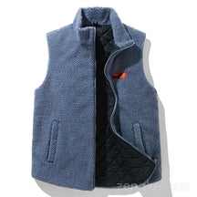 colete masculino fleece teddy bege com zíper frontal ideal para inverno e tamanhos grandes