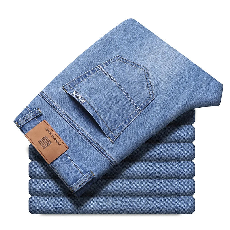 Calça Jeans Masculina Modelagem Reta