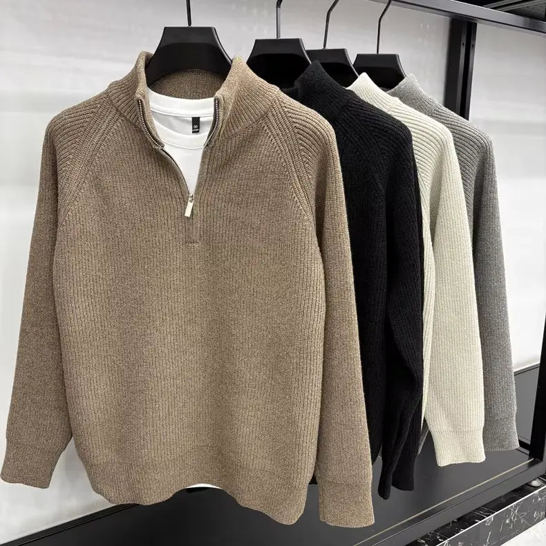Suéter Masculino Torino Meio Zíper