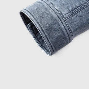 Jaqueta biker masculina com forro interno térmico e design moderno