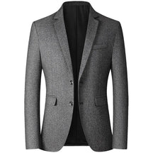Blazer masculino social slim fit marinho com acabamento sofisticado e design elegante para negócios e ocasiões especiais