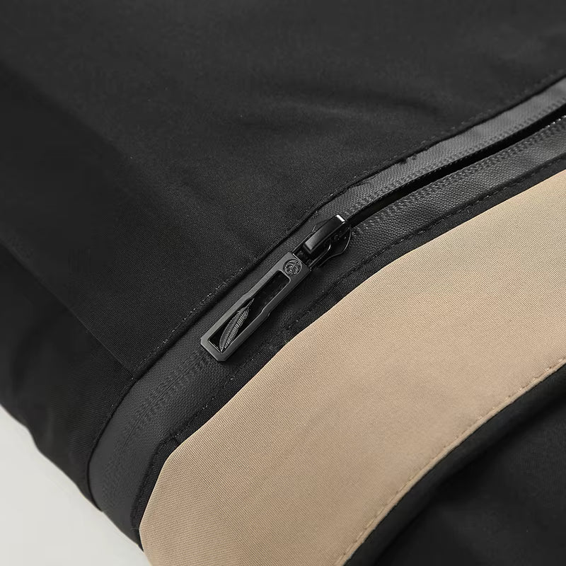 Parka masculina premium com interior térmico peluciado e capuz para inverno e clima frio intenso.