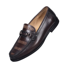 Sapato Masculino Loafer Em Couro Legítimo Com Detalhe Metálico Elegante