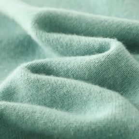 Suéter masculino em lã e cashmere com gola careca e textura elegante para inverno