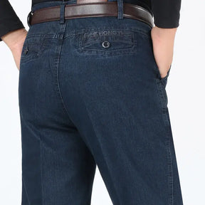 Calça Jeans Masculina Stretch Corte Reto Premium