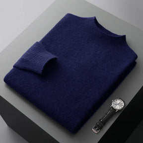 Suéter Masculino Milano Lã Merino Gola Alta