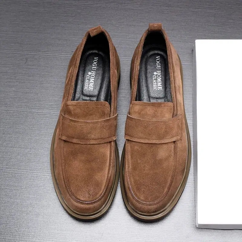 Sapato Masculino Loafer Bristol Camurça Premium