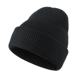 Gorro Unissex Vermont em tricô canelado com ajuste confortável e proteção térmica.