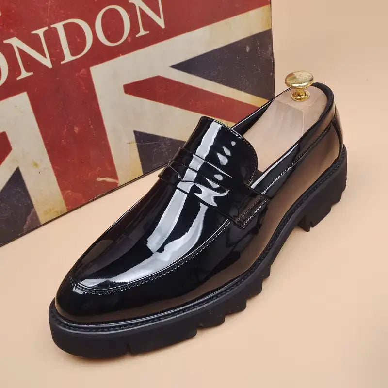 Loafer Masculino Camden Em Couro Polido