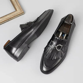 Sapato Masculino Loafer Oxford  Em Couro