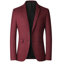 Blazer masculino social slim fit marinho com acabamento sofisticado e design elegante para negócios e ocasiões especiais