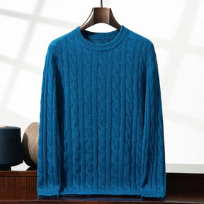 Suéter Masculino Cashmere Trançado Dublin