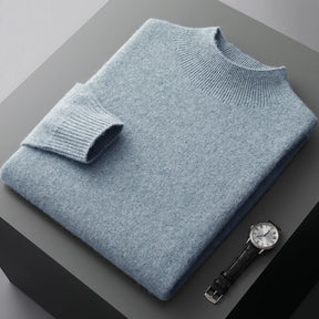 Suéter Masculino Milano Lã Merino Gola Alta