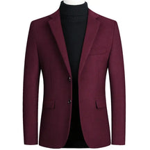 Blazer masculino social de lã slim fit com design elegante e sofisticado para inverno e ocasiões formais